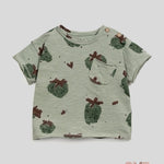 T-shirt neonato Play Up 11053 verde 11053 VERDE PLAY UP 