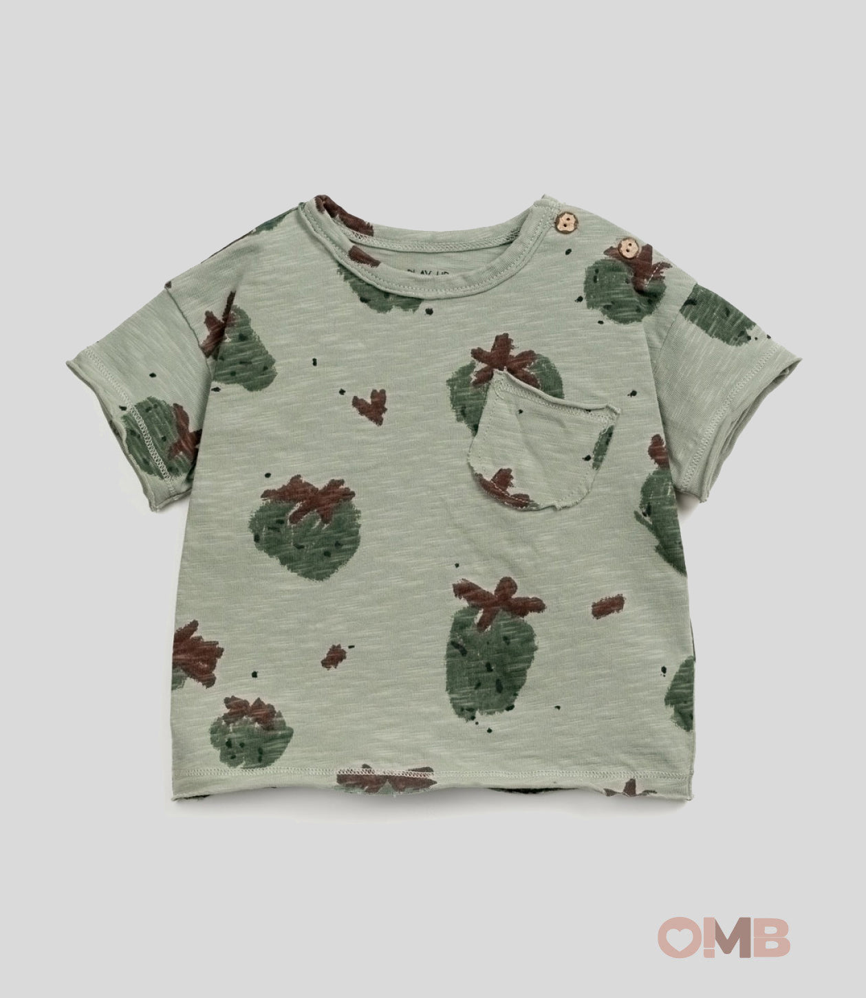 T-shirt neonato Play Up 11053 verde 11053 VERDE PLAY UP 