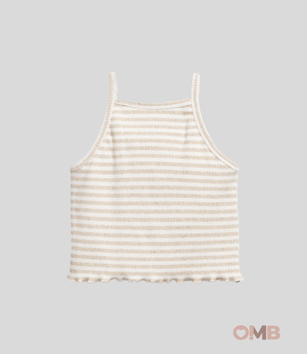 Top bambina Play Up 11150. Beige/Bianco righe cotone <BR/> 11150. RIGA PLAY UP 