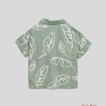 Camicia bambino Play Up 11252 verde 11252. VERDE PLAY UP 
