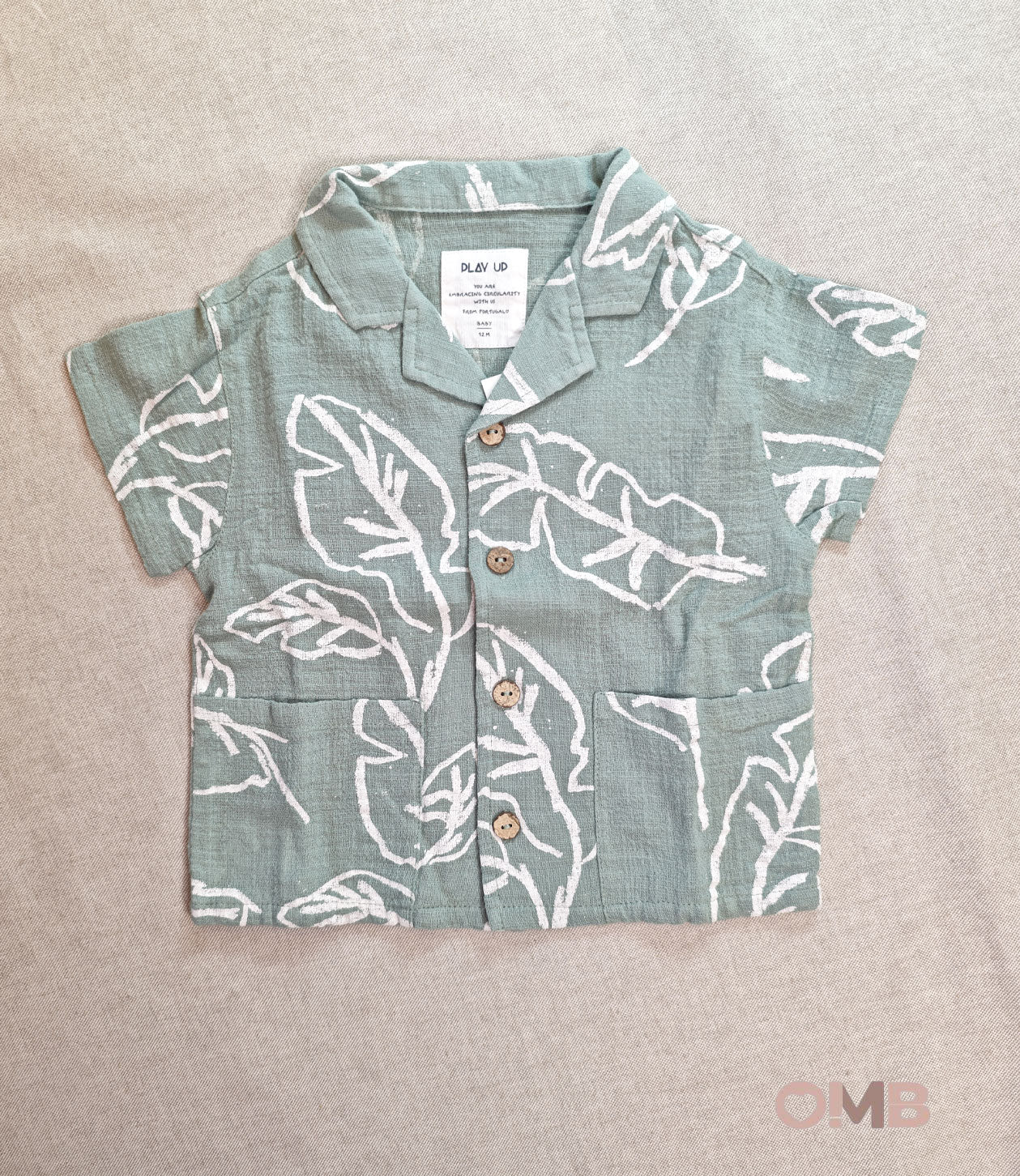 Camicia bambino Play Up 11252 Verde 11252. VERDE PLAY UP 