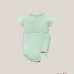 Pagliaccetto PUNTO SOLITA neonata 8115 Verde<BR/> 8115 VERDE PUNTO SOLITA 
