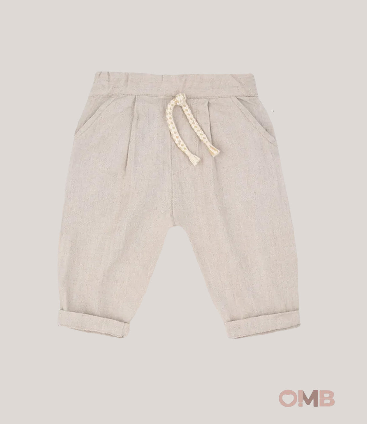 Pantalone neonato 1+IN THE FAMILY CASTEL Sabbia CASTEL SABBIA 1+INTHEFAMILY 