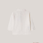 Camicia neonato 1+IN THE FAMILY JAFRE Panna<BR/> JAFRE PANNA 1+INTHEFAMILY 