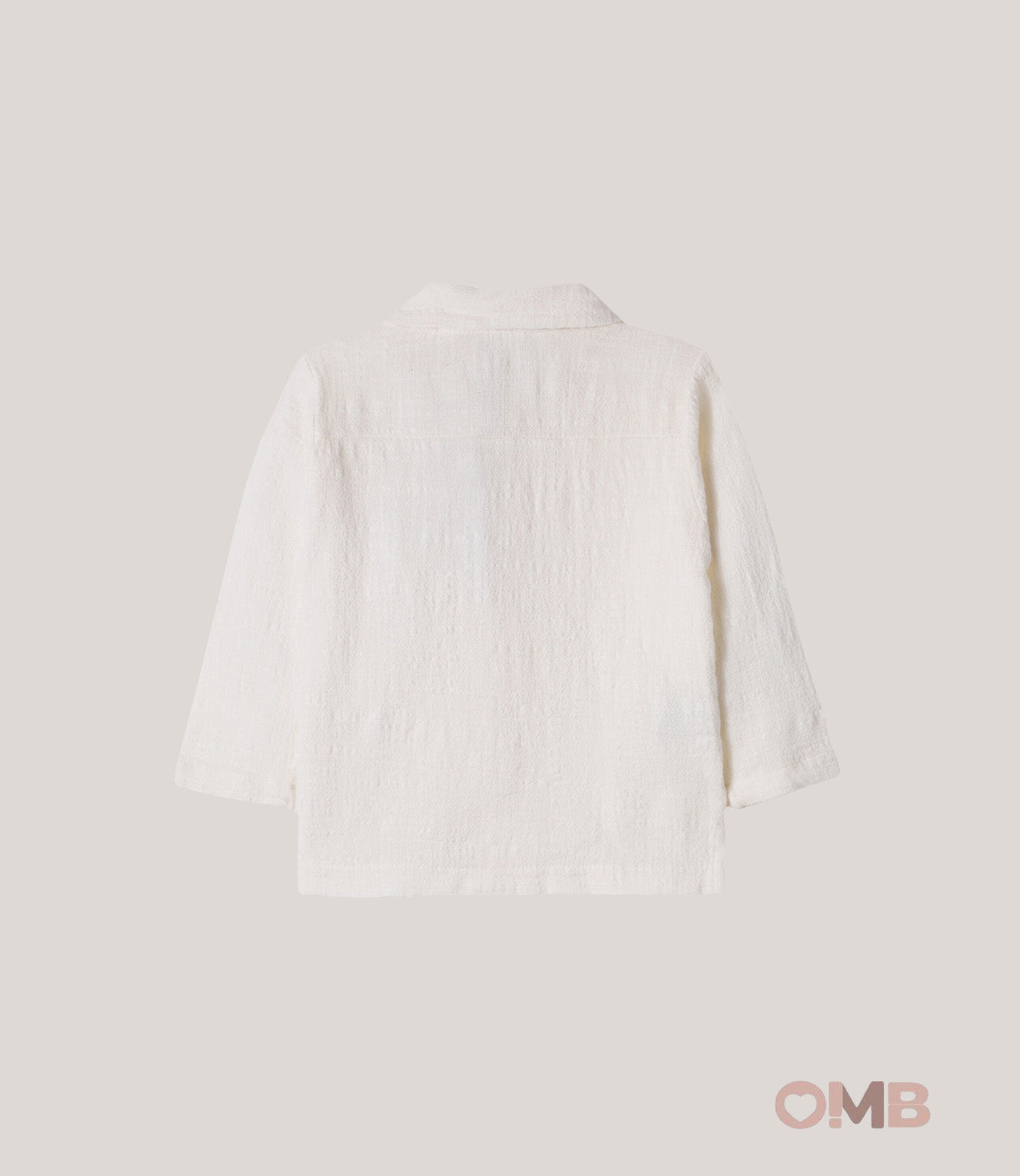 Camicia neonato 1+IN THE FAMILY JAFRE Panna<BR/> JAFRE PANNA 1+INTHEFAMILY 