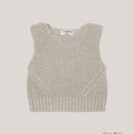 Gilet neonato 1+IN THE FAMILY MONTUIRI Beige MONTUIRI BEIGE 1+INTHEFAMILY 