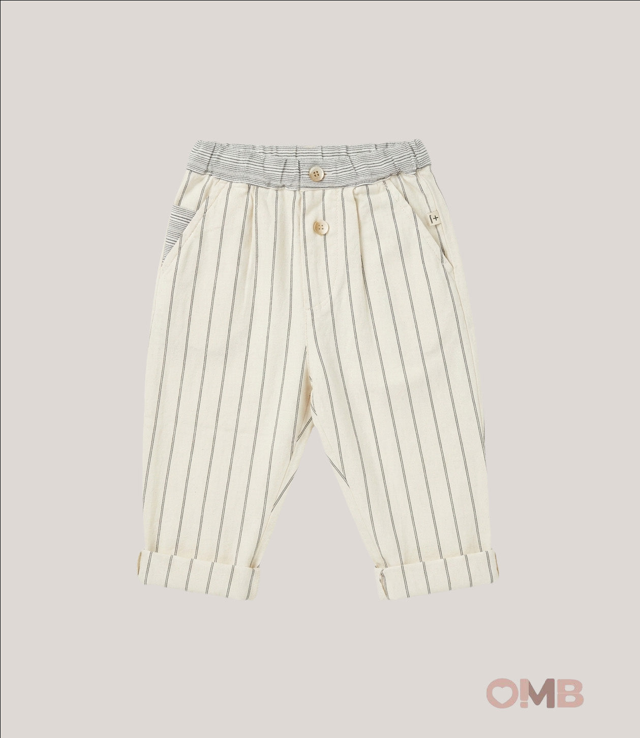 Pantalone neonato 1+INTHEFAMILY TOSSA Panna<BR/> TOSSA RIGA 1+INTHEFAMILY 