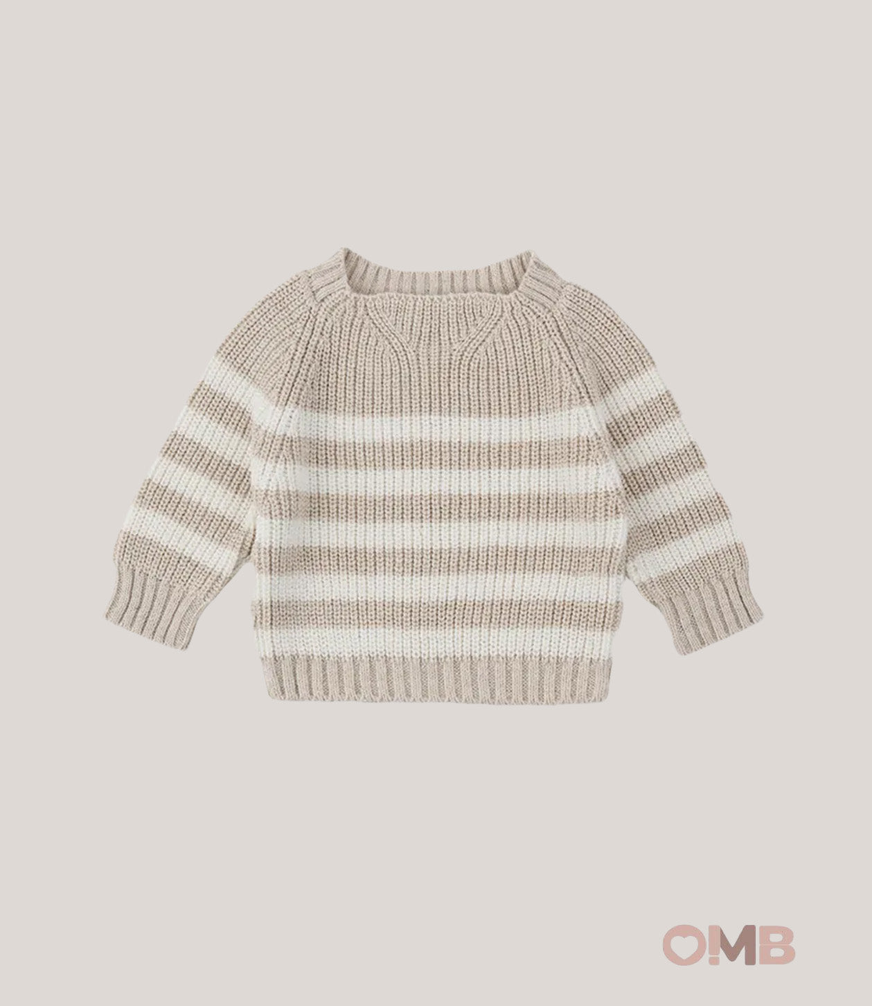 Maglione neonato 1+IN THE FAMILY XALOC Sabbia XALOC SABBIA 1+INTHEFAMILY 