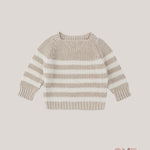 Maglione neonato 1+IN THE FAMILY XALOC Sabbia XALOC SABBIA 1+INTHEFAMILY 