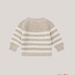 Maglione neonato 1+IN THE FAMILY XALOC Sabbia XALOC SABBIA 1+INTHEFAMILY 