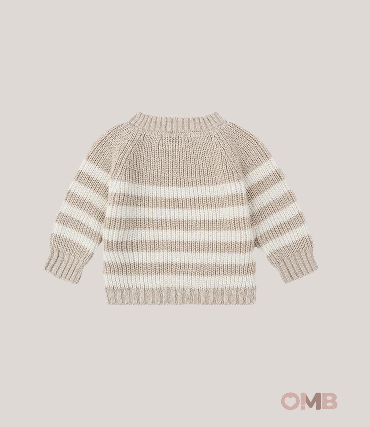 Maglione neonato 1+IN THE FAMILY XALOC Sabbia XALOC SABBIA 1+INTHEFAMILY 
