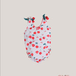 Costume neonata AL AGUA PATOS V2602 Bianco V2602 CEREZAS AL AGUA PATOS 