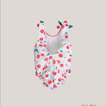 Costume neonata AL AGUA PATOS V2602 Bianco V2602 CEREZAS AL AGUA PATOS 