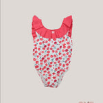Costume bambina AL AGUA PATOS V2611 Bianco V2611 CILIEGIE AL AGUA PATOS 