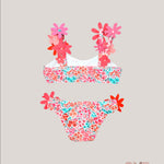 Bikini bambina AL AGUA PATOS V2640 Fantasia V2640 DALIAS/FIORI AL AGUA PATOS 