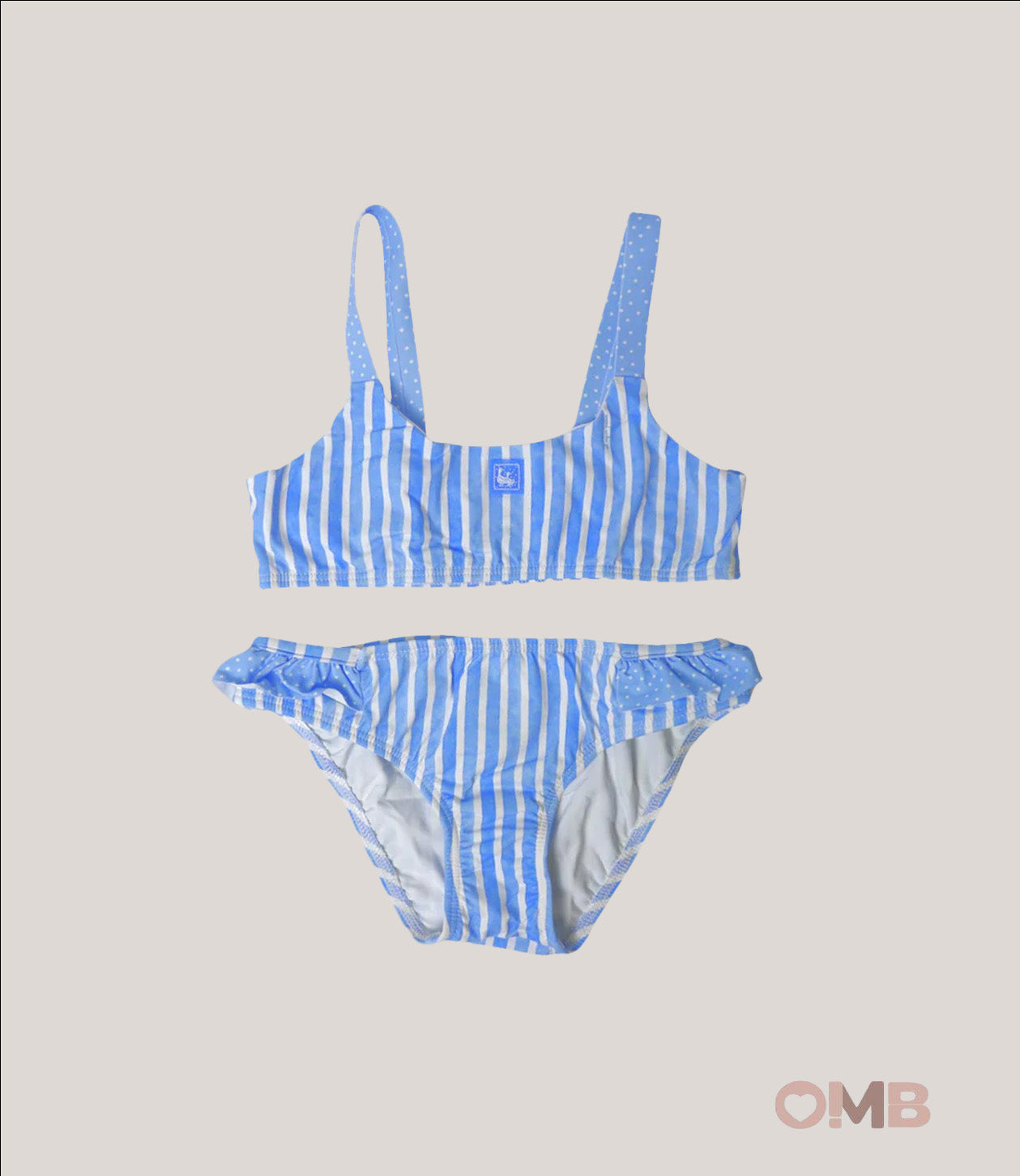Bikini bambina AL AGUA PATOS V2640 Cielo V2640 RAYAS AL AGUA PATOS 