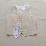 Gilet neonato AMBARABA' FM41097 Beige<BR/> FM41097 BEIGE AMBARABA' 