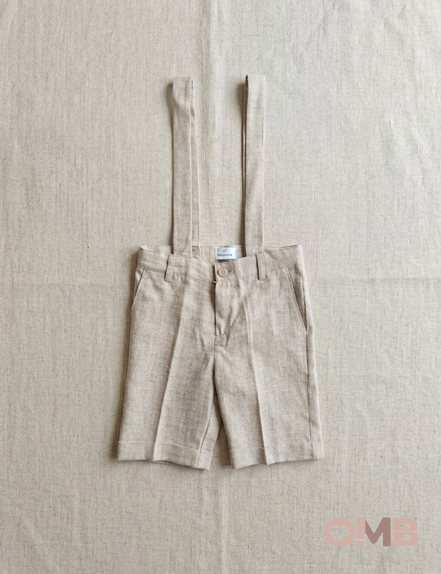 Bermuda neonato AMBARABA' FM41099 Beige<BR/> FM41099 BEIGE AMBARABA' 