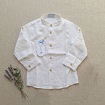 Camicia neonato AMBARABA' FM41165 Bianca FM41165 BIANCO AMBARABA' 