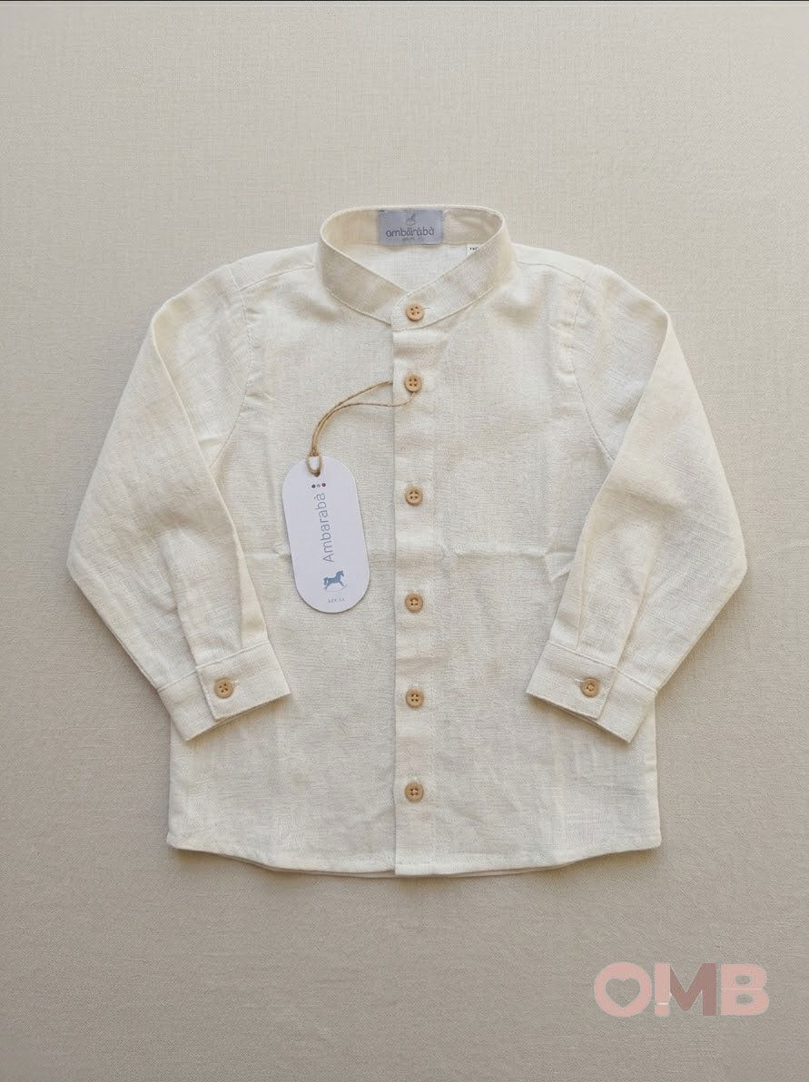 Camicia neonato AMBARABA' FM41165 Panna FM41165 PANNA AMBARABA' 