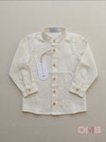 Camicia neonato AMBARABA' FM41165 Panna