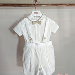 Completo neonato BABY A. B3417 Bianco<BR/> B3417 BIANCO BABY A. 