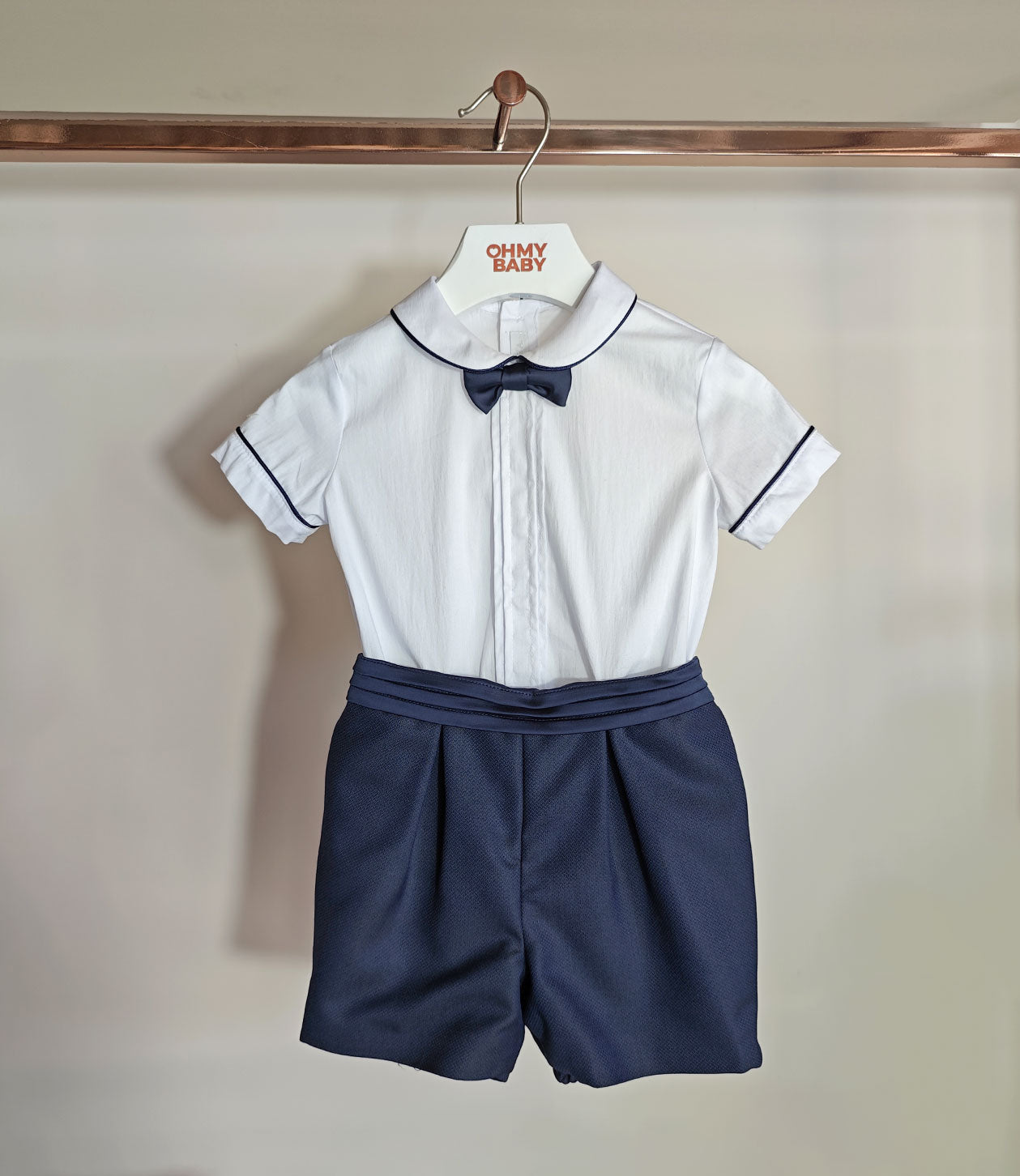 Completo neonato BABY A. D3423 Blu<BR/> D3423 BLU BABY A. 