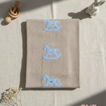 Coperta BABY LORD neonato 199 Sabbia 199 SABBIA-CIELO BABY LORD 