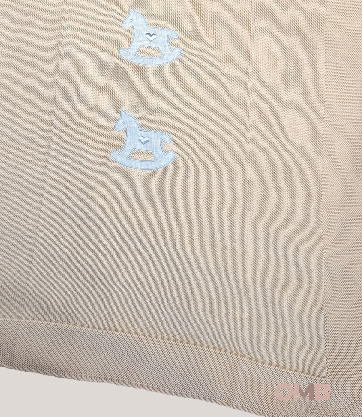 Coperta BABY LORD neonato 199 Sabbia 199 SABBIA-CIELO BABY LORD 