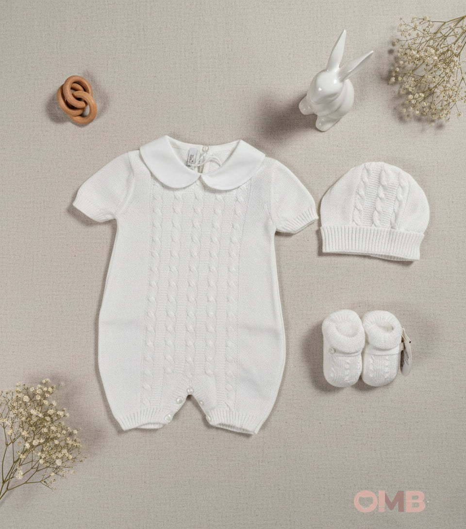 Set nascita BABY LORD neonato 353-654-756 Bianco 353-654-756 BIANCO BABY LORD 