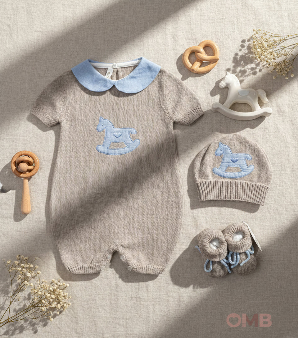 Set nascita BABY LORD neonato 385 695 752 Sabbia 385-695-752 SABBIA-CIELO BABY LORD 