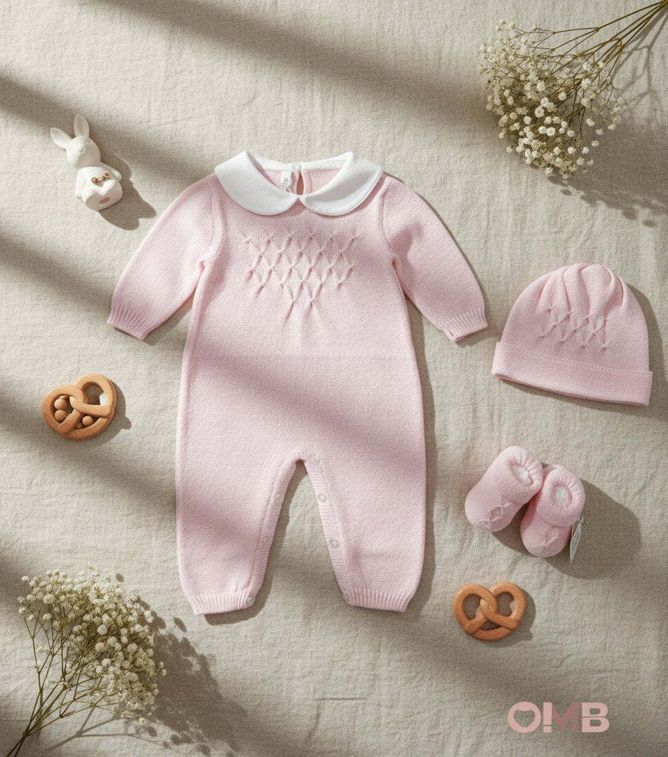 Set nascita BABY LORD neonata 388-765-686 Rosa<BR/> 388-765-686 ROSA BABY LORD 