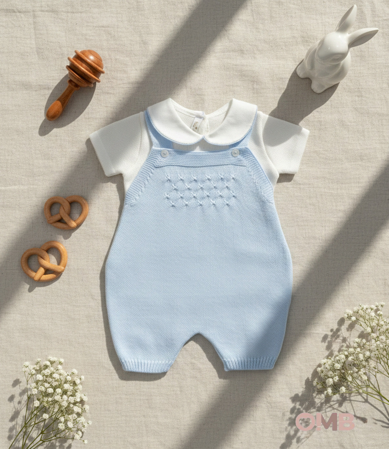 Tutina BABY LORD neonato 398 Cielo 398 CIELO-BIANCO BABY LORD 