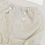 Completo BABY LORD neonata 585 Bianco 585 BIANCO-SABBIA BABY LORD 