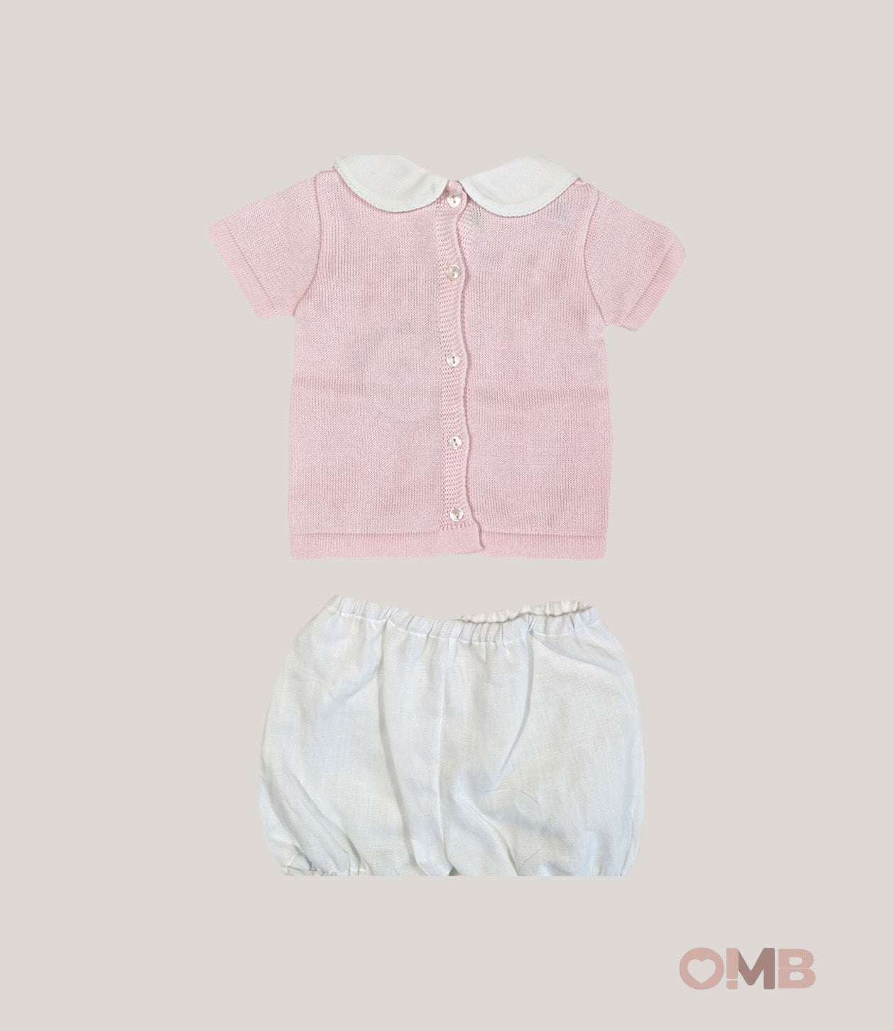 Completo BABY LORD neonata 585 Rosa 585 ROSA-BIANCO BABY LORD 