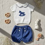 Completo BABY LORD neonato 593 Blu 593 BLU-BIANCO BABY LORD 