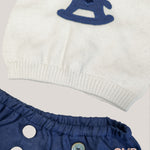 Completo BABY LORD neonato 593 Blu 593 BLU-BIANCO BABY LORD 