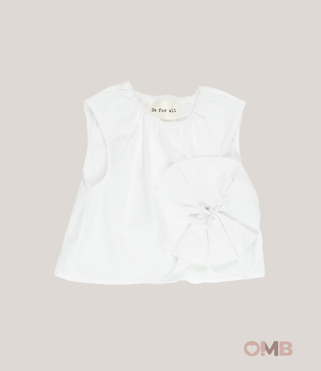 Blusa bambina BE FOR ALL AIRONE Bianca AIRONE. BIANCO BE FOR ALL 