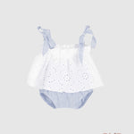 Completo CALAMARO BABY neonata 11314 Celeste 11314 CELESTE CALAMARO BABY 
