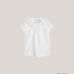 Blusa CALAMARO BABY bambina 15048 Bianca 15048 BIANCO CALAMARO BABY 