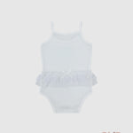 Body CALAMARO BABY neonata 19080 Bianca 19080 BIANCO CALAMARO BABY 