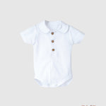 Body CALAMARO BABY neonato 19124 Bianco 19124 BIANCO CALAMARO BABY 