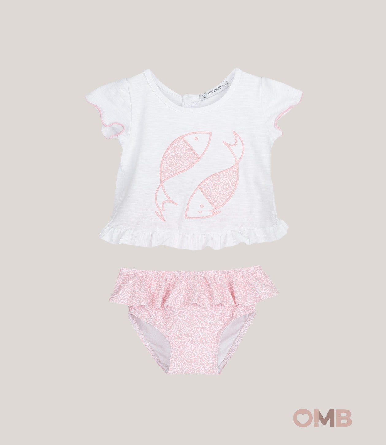 Completo neonata CALAMARO BABY 23067B Rosa 23068-B ROSA CALAMARO BABY 