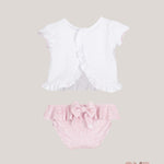 Completo neonata CALAMARO BABY 23067B Rosa 23068-B ROSA CALAMARO BABY 