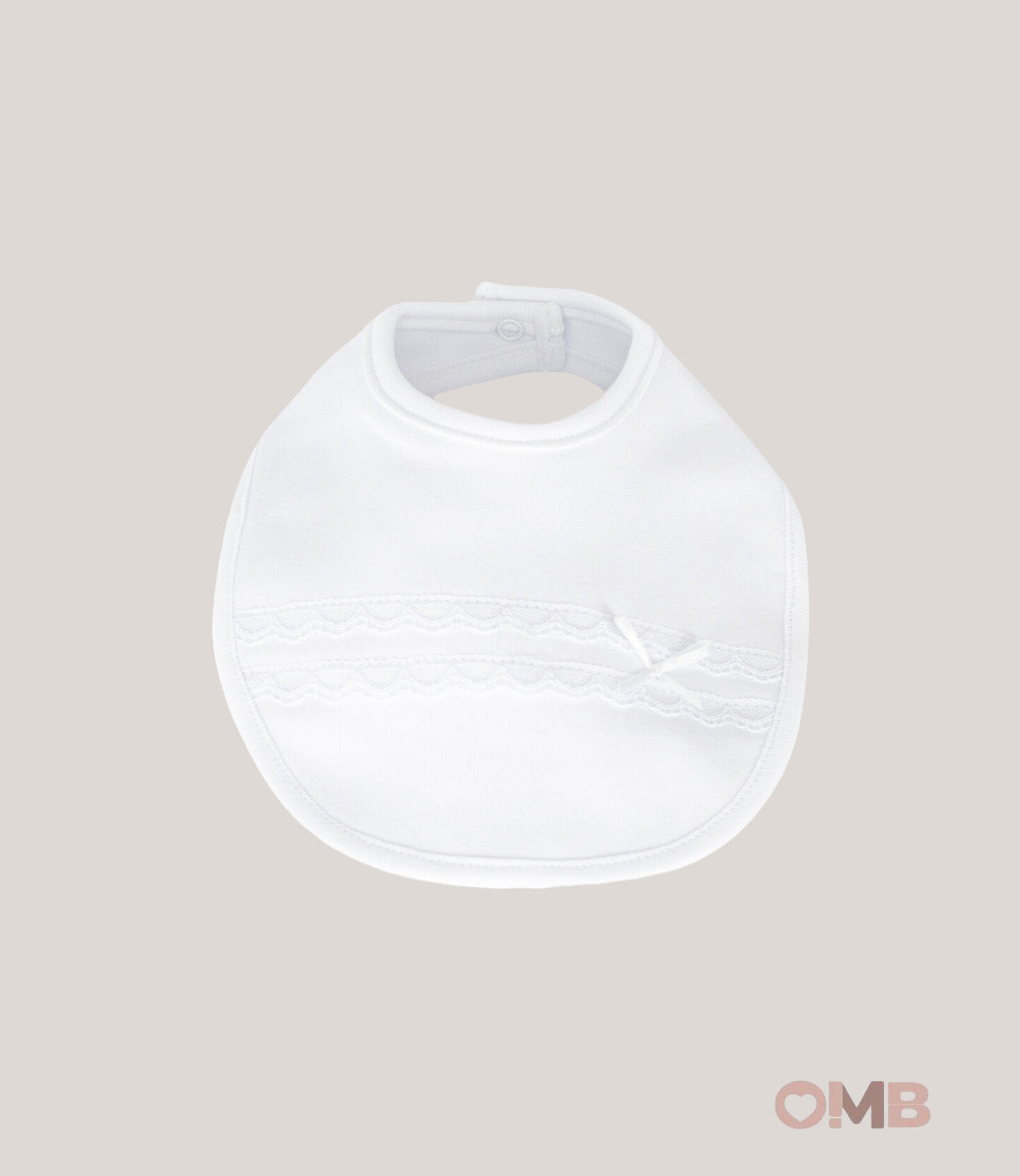 Bavaglino CALAMARO BABY neonata 74021 Bianco 74021 BIANCO CALAMARO BABY 