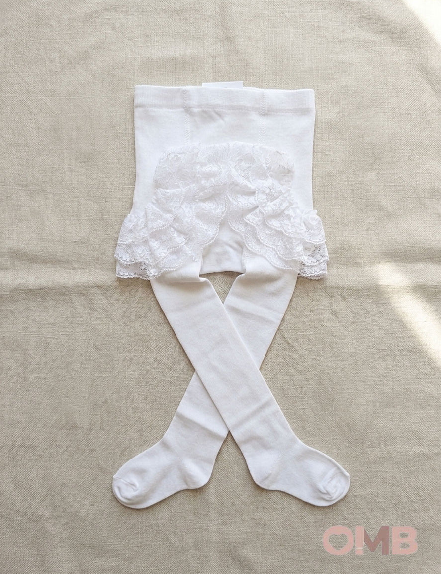 Collant neonata COCCODE C00865 Bianchi C00865 BIANCO COCCODE 