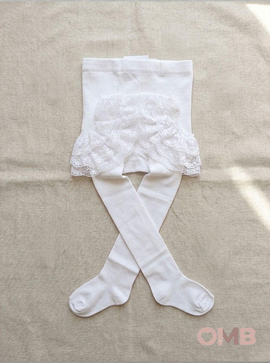 Collant neonata COCCODE C00865 Bianchi C00865 BIANCO COCCODE 