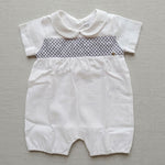 Pagliaccetto neonato COCCODE C63128 Bianco C63128 BIANCO/BLU COCCODE 