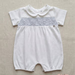 Pagliaccetto neonato COCCODE C63128 Bianco C63128 BIANCO/CIELO COCCODE 