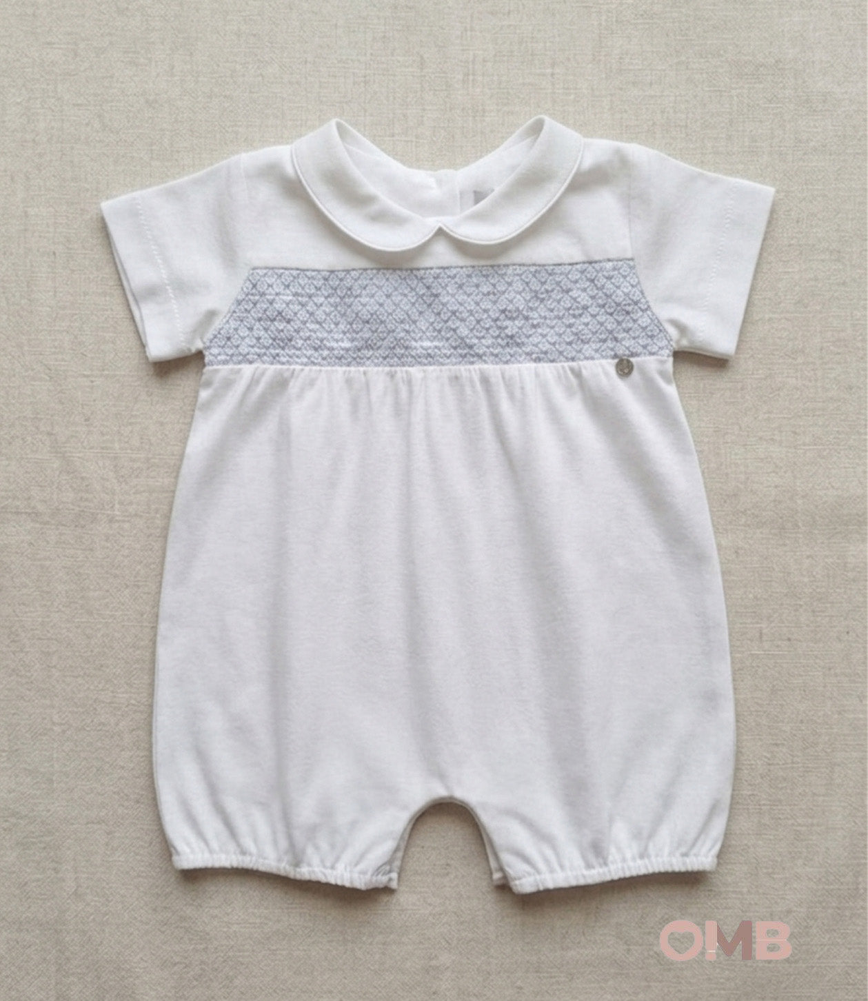 Pagliaccetto neonato COCCODE C63128 Bianco C63128 BIANCO/CIELO COCCODE 